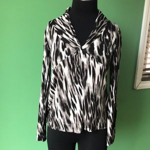 🤎🤎Anne Klein Animal Print Long Sleeved Top🤎🤎